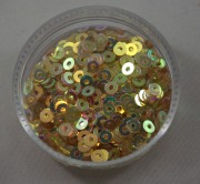 Peach Gold Crystal Finish Sequins 5 гр.